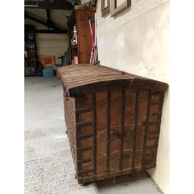 19th Century Indian Hardwood Travel Box For Sale - Image 5 of 9