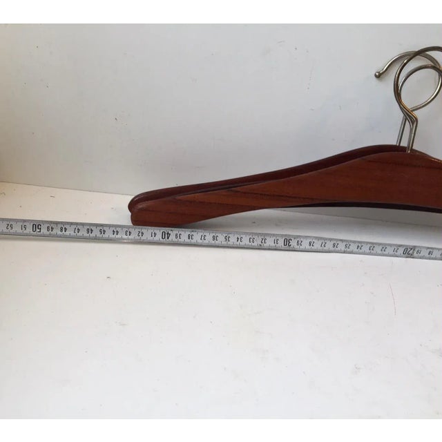 Wood Vintage Danish Teak Coat Hangers, 1960s, Set of 6 For Sale - Image 7 of 8