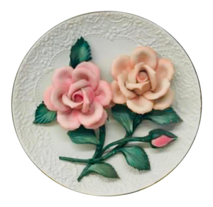 Vintage Franklin Mint “The Roses of Capodimonte” Plate