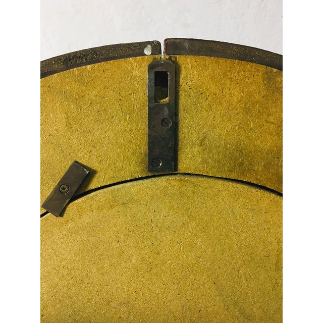 1950s Ceramic Mirror by Oswald Tieberghien, 1950s For Sale - Image 5 of 6
