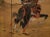 Brass C. 1950-1960s Shōwa Era Japanese Byobu Screen "Samurai" For Sale - Image 8 of 12