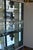 Gray 1980s Shagreen Bar Cabinet For Sale - Image 8 of 11