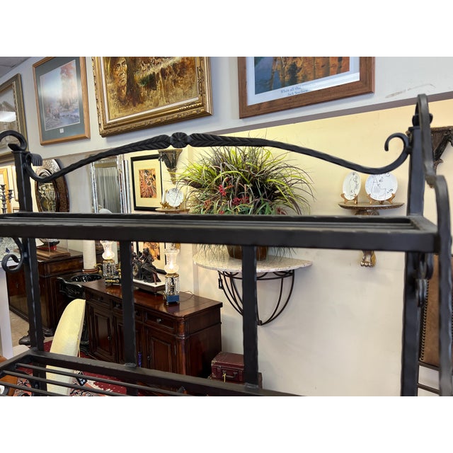 Vintage Classic Wrought Iron Bakers Rack Chairish