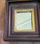 Brown 19th Century American Victorian Miniature Mirror in Walnut Frame For Sale - Image 8 of 12