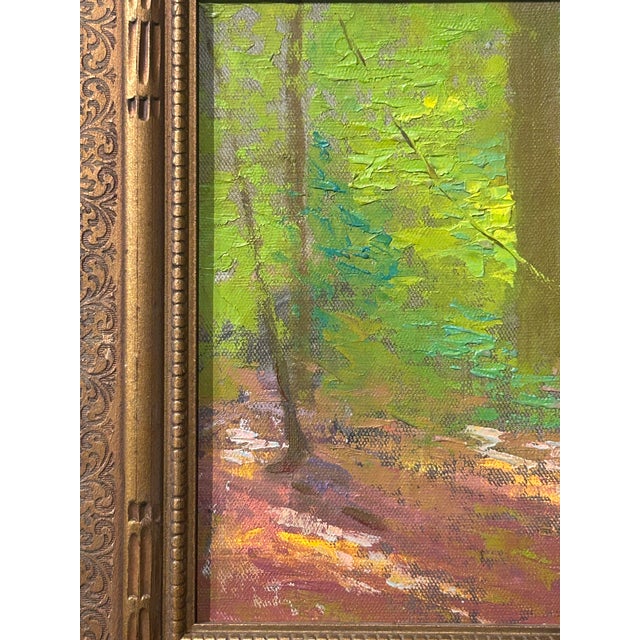 Deep Woods Oil Painting For Sale - Image 4 of 5