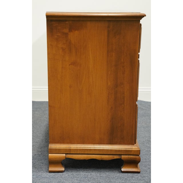 Sprague and Carleton Solid Hard Rock Maple Colonial / Early American 52" Double Dresser For Sale - Image 12 of 12