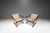 Mid-Century Modern Rare Pair (2) of Restored Stokke "Stick" Chairs in Suede & Rosewood by Jens H. Quistgaard for Nissen Langaa, Denmark, C. 1960s For Sale - Image 3 of 18