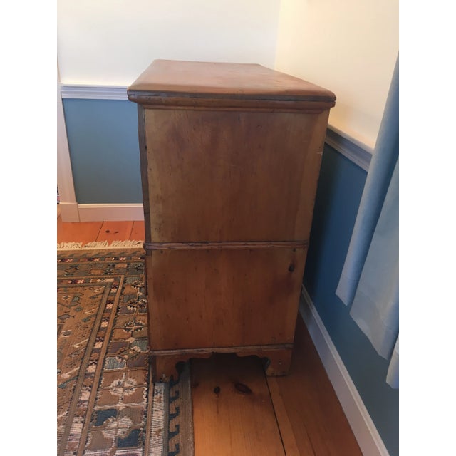 Early 19th Century Antique Pine Blanket Chest With Drawers, 19th Century, Possibly Southern Pine For Sale - Image 5 of 12