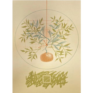 Leo Guida, Future Garden, Original Screen Print, 1976 For Sale