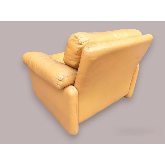 Tobia Scarpa Coronado Leather Chair by Tobia Scarpa for B&B Italia, 1970s For Sale - Image 4 of 8