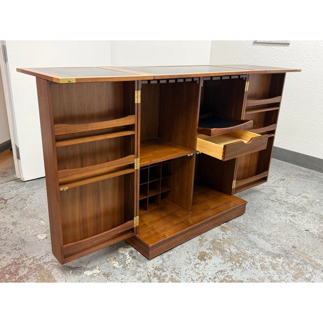 Crate & Barrel Maxine Bar Cabinet For Sale - Image 10 of 12