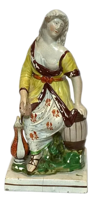 English Enoch Wood Staffordshire Pearlware Widow of Zarephath