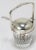 Vintage Hawkes Sterling Silver & Hand Cut Crystal Swing Handle Mechanical Lid Jam Jar For Sale - Image 4 of 13
