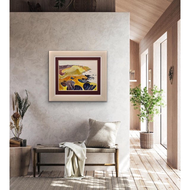 Rosemary Ziar, The North Coast of Cornwall, West Penwith, 1970s, Watercolour, Framed For Sale - Image 12 of 18