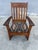L & JG Stickley Rocking Chair sold as found in original finish showingnormal signs of previous use without damage,