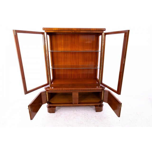 Vintage Art Deco Display Cabinet, Poland, 1930 For Sale - Image 4 of 12