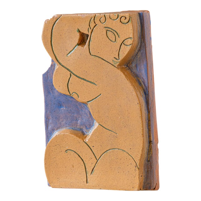 Mid-Century Terracotta Relief After Amedeo Modigliani For Sale