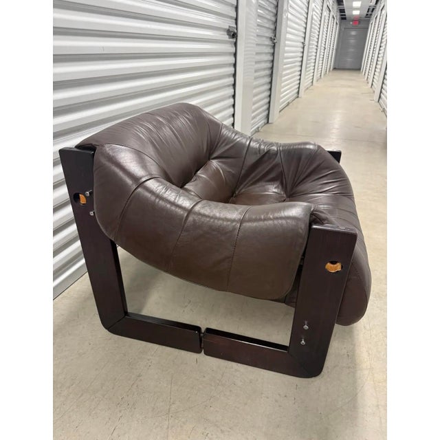 Mid-Century Modern 1960s Percival Lafer Leather Mp-091 Lounge Chairs For Sale - Image 3 of 6