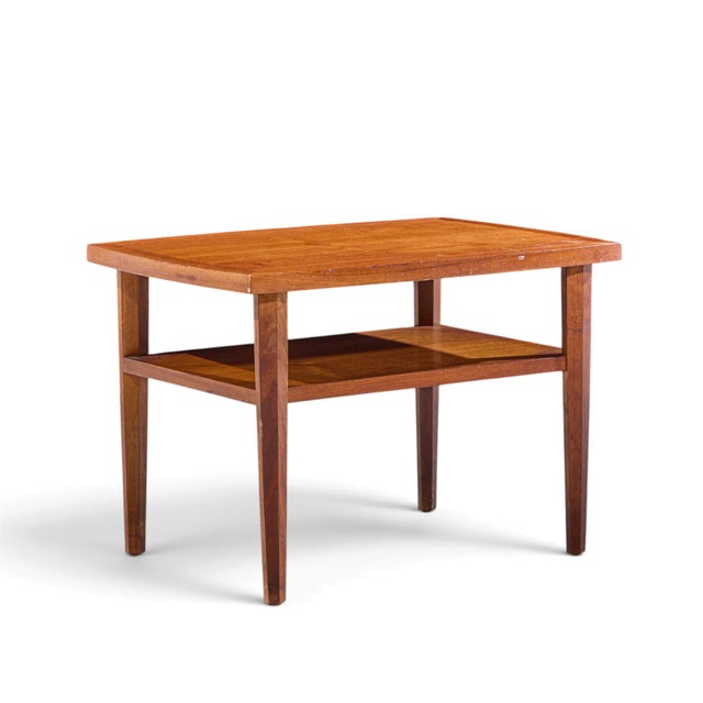 George Nakashima for Widdicomb Sundra Mid Century Walnut Side End Table For Sale In Chicago - Image 6 of 10