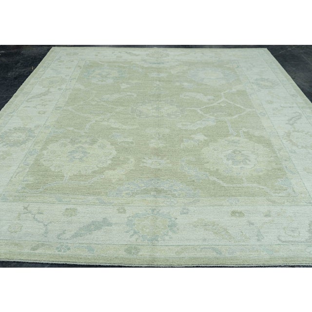 Early 21st Century Turkish Oushak Rug 8'7" x 10'3" #19393 For Sale - Image 5 of 8