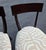 Wood Pair Ethan Allen Hathaway Klismos Dining Side Chairs Zebra Print French Regency 1990s For Sale - Image 7 of 14