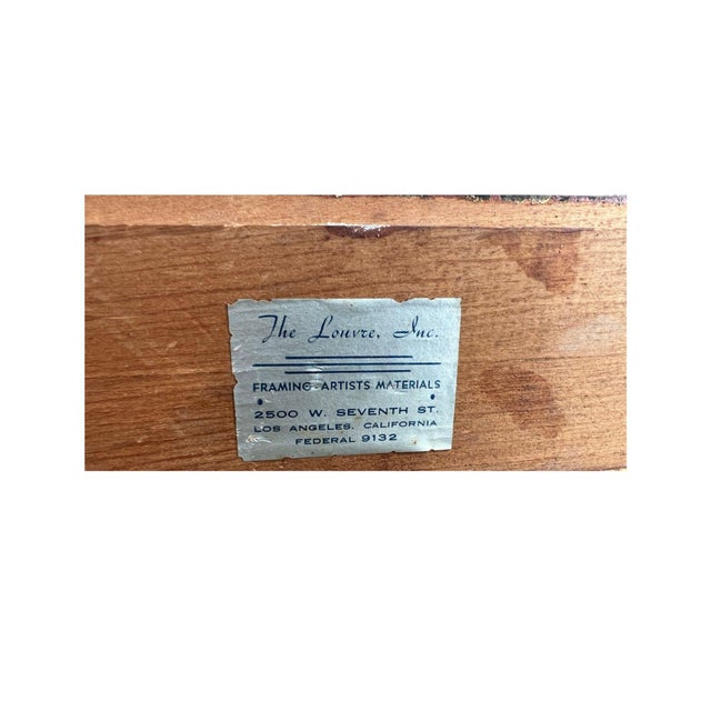 Vintage, Large Giltwood Art Nouveau Frame For Sale - Image 11 of 12