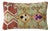 Bohemian Kilim Lumbar Pillow Cover 16'' X 24'' For Sale