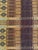 Chocolate Vintage Earth Tone Geometric Woven Textile Throw Blanket For Sale - Image 8 of 9