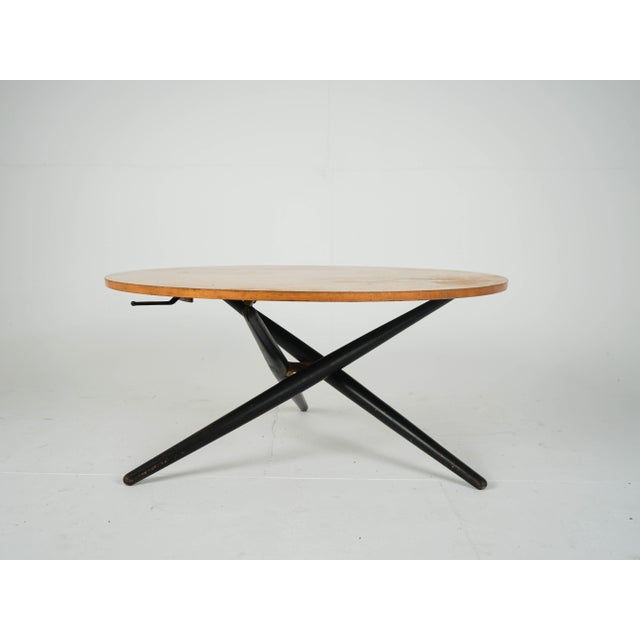 Black Coffee Table by Jürg Bally for Wohnhilfe For Sale - Image 8 of 8