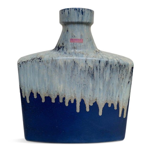 Scheurich Fat Lava Vase For Sale - Image 10 of 10