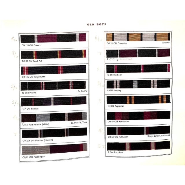 "Club Colours: Old Boys, University, Club and Regimental Colours" 1956 For Sale - Image 17 of 18