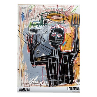 Furious Man 1982 Exhibition Poster by Jean Michel Basquiat, 2000s For Sale