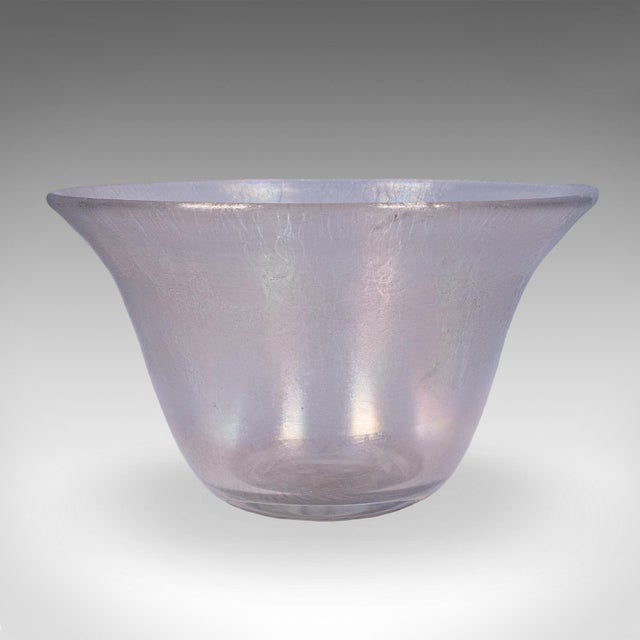 1960s Vintage Lustre Fruit Bowl, Continental, Art Glass, Display Dish, Kitchen, Lounge For Sale - Image 5 of 11