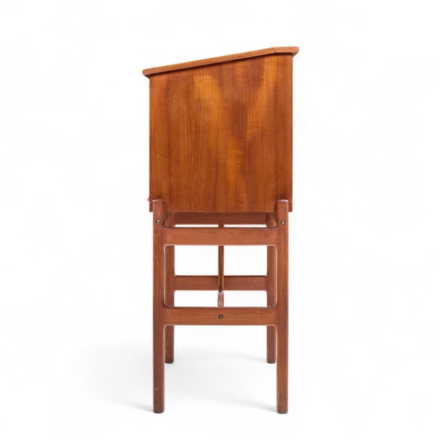 Mid 20th Century Arne Wahl Iversen for Vinde Møbelfabrik Model 67 Mid Century Teak Lectern Desk For Sale - Image 5 of 12