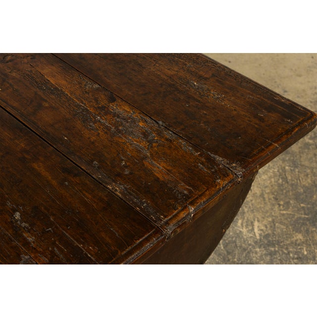 18th Century French Provincial Oak Petrin Dough Bin Table For Sale - Image 10 of 18