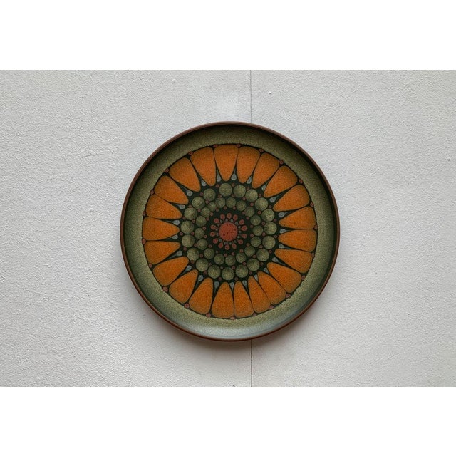 Vintage German Wall Plate in Ceramic from Keramik Manufaktur Kupfermühle, 1970s For Sale - Image 16 of 16