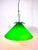 Late 20th Century Green Ventian Conical Pendant Light, Attributed to Murano, Italy, 1980s. For Sale - Image 5 of 6