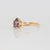2020s Purple Sapphire Ring With Earth Mined Diamonds Accents: Solid 14k Gold, Size 6.75 For Sale - Image 5 of 8