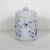 Small Vintage Chinoiserie Asian Koi Fish Canister Lidded Jar or Pot, Ceramic With Lid Blue and White For Sale - Image 4 of 10