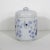 Vintage Chinoiserie Asian Koi Fish Canister Lidded Jar or Pot, Ceramic With Lid Blue and White For Sale - Image 4 of 10