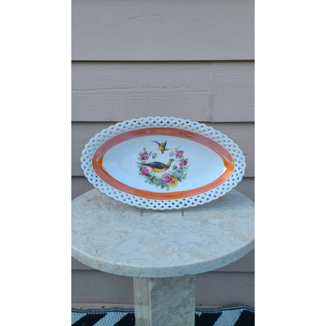 LastChance!Vintage Schumann Bavaria Reticulated Bowl For Sale - Image 9 of 12