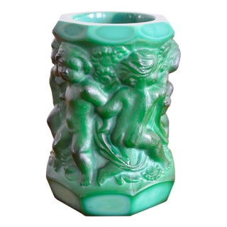Art Nouveau Vase attributed to Frantisek Pazourek for Carl Schlevogt, 1930s For Sale