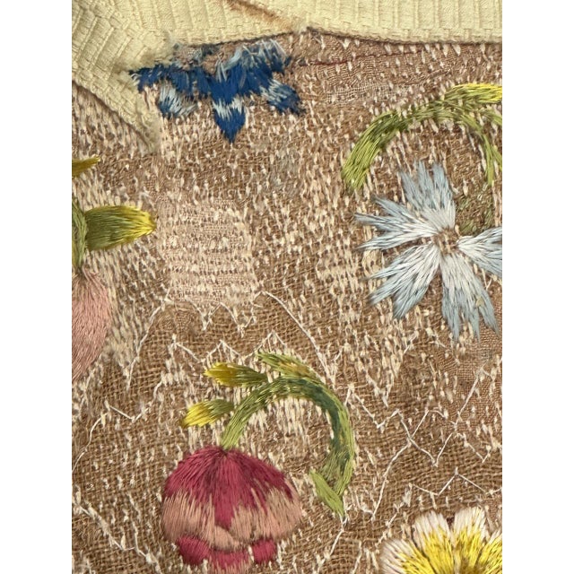 Hungarian Embroidery Textile Piece For Sale - Image 13 of 18