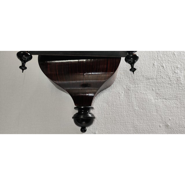 1860 Decorative Original Wall Clock With Black Dial Chairish