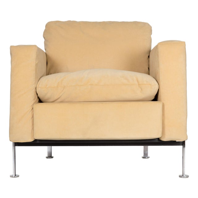 Model Rh 302 Chrome Lounge Chair by Robert Haussman For Sale