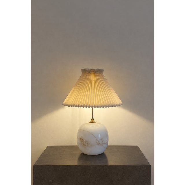 Sakura Table Lamp with Le Klint Cream Shade by Michael Bang for Holmegaard, Denmark, 1980s For Sale - Image 14 of 14