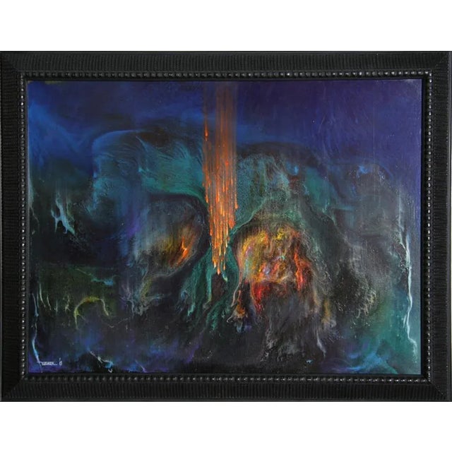 Leonardo Nierman, Un Fuego Magico, 1965 Oil Painting For Sale
