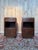 Metal Art Deco Bedside Tables in Oak and Marble, 1930s, Set of 2 For Sale - Image 7 of 7