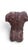 Elegant sculptural representation of a male torso carved in richly colored Italian red marble. Inspired by the fragmented...