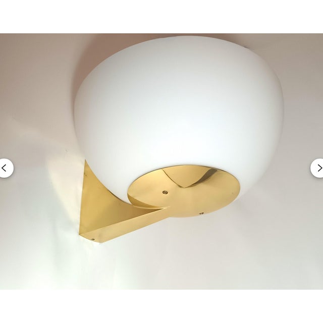 Opaline Glass Sconce from Glashütte Limburg, 1970s For Sale - Image 4 of 12